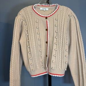 Sophyline Beige Cardigan Sweater